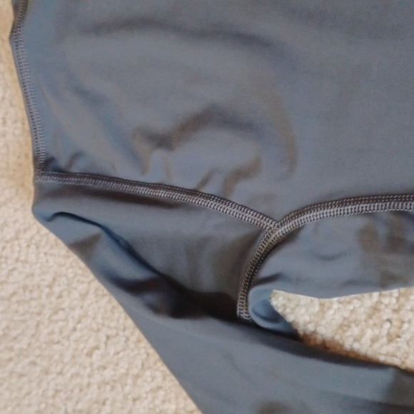 Swim Shirts For Men Gray Rashguard - Picture 7 of 11